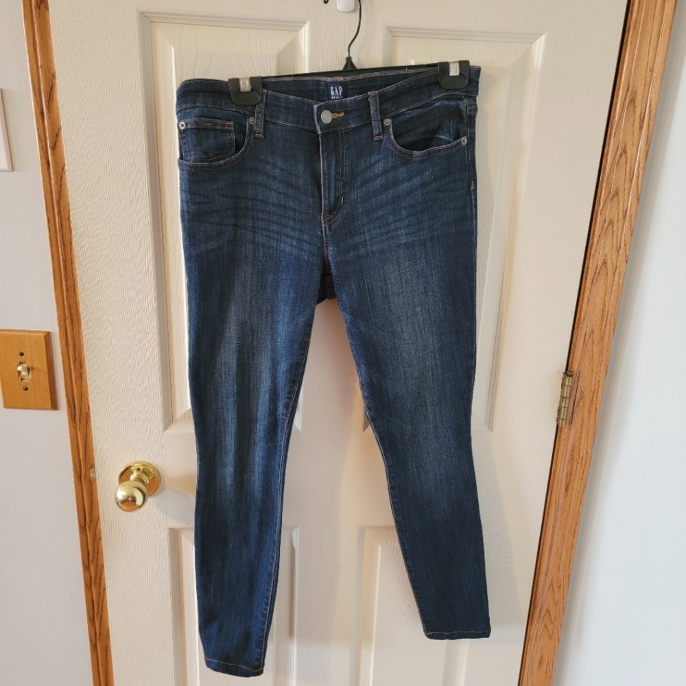 Gap denim jeans, dark wash size 30